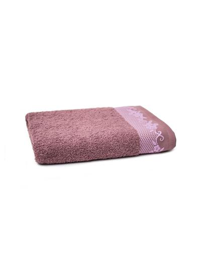 Bawełniany ręcznik w kolorze fioletowy 70x140 cm