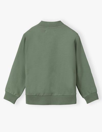 Bluza chłopięca bawełniana rozpinana - zielona