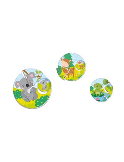 Gra logiczna Montessori - Okrągłe puzzle
