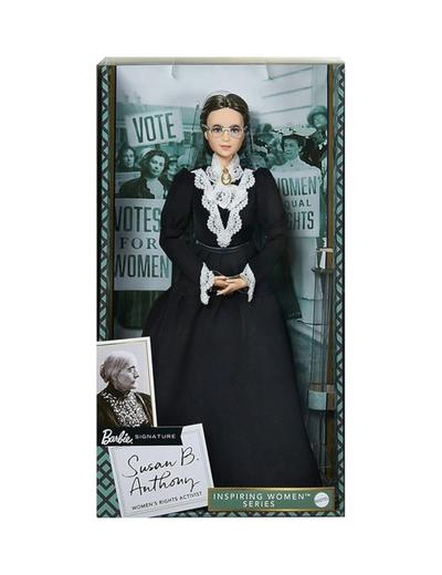 Barbie Inspirujące Kobiety przedstawia Susan B. Anthony