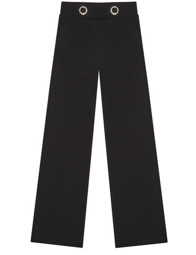 Szerokie spodnie damskie- czarne