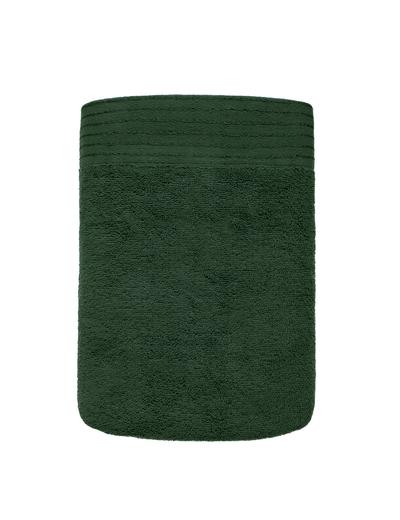 Bawełniany ręcznik 50x90 frotte zieleń butelkowa