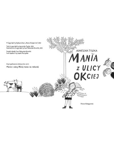 Książka dla dzieci- Mania z ulicy okciej