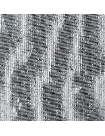 Biała firana 140x250 cm zdobiona srebrną nicią