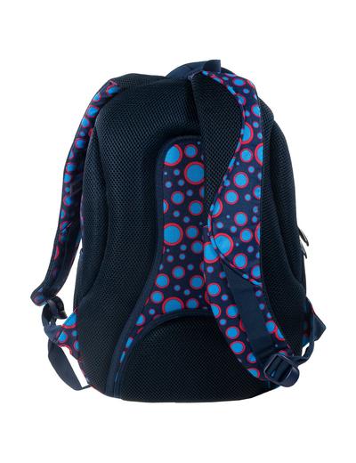 Plecak BackUP +SŁUCHAWKI kolorowy wzór geometryczny