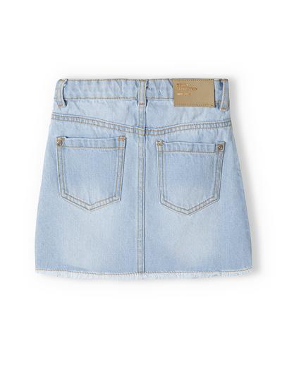 Jeansowa spódniczka krótka jasnoniebieska dla niemowlaka