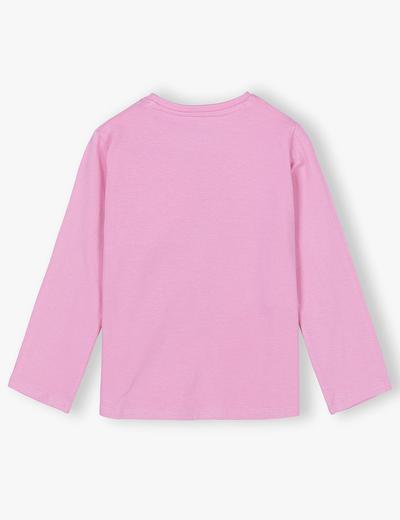 Różowa bluzka dziewczęca z gwiazdki