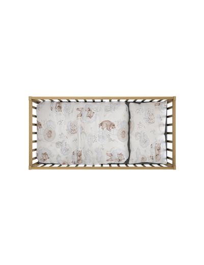 Pościel bawełniana 2 elementy "Misio chmurka" - 135x100 cm