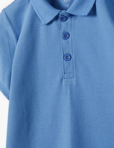 Niebieska bluzka polo pique dla chłopca  - 5.10.15.