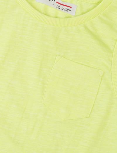 Koszulka chłopięca w kolorze żółtym
