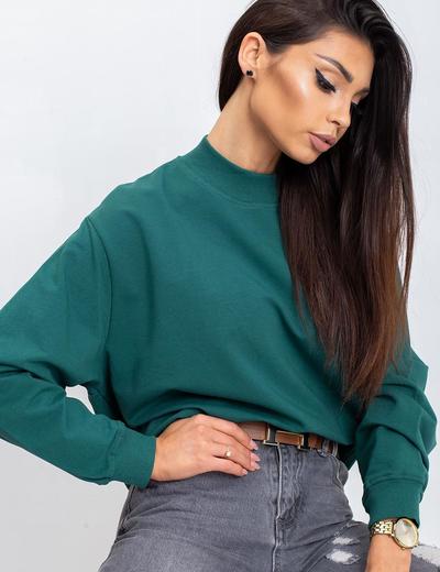 Bluza dresowa damska - zielona
