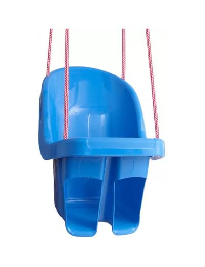 Huśtawka kubełkowa dla dzieci  - niebieska