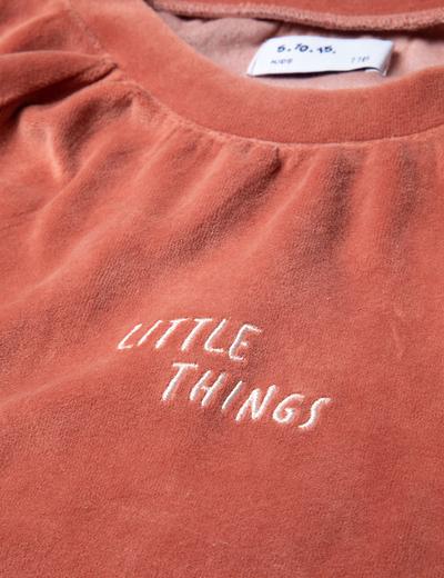Gładka bluza dresowa dla dziewczynki - Little Things