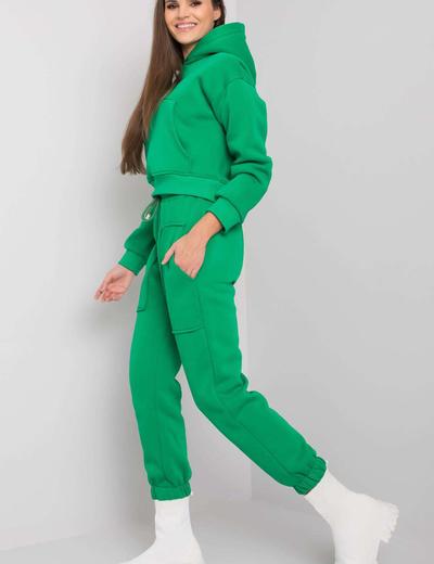 Zielony komplet dresowy bawełniany Solange