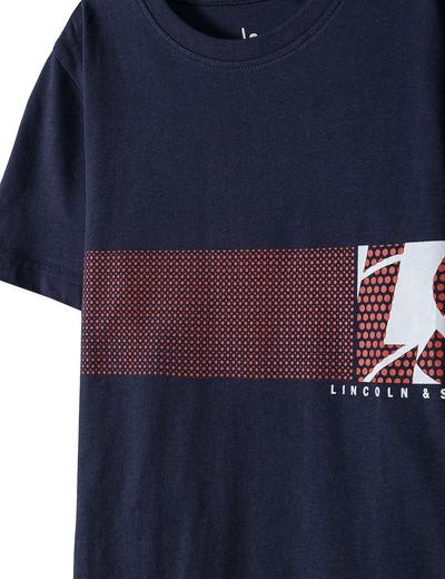Bawełniany t-shirt chłopięcy Lincoln & Sharks
