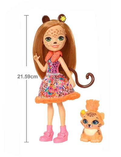 Enchantimals Cherish Cheetah Doll wiek 4+