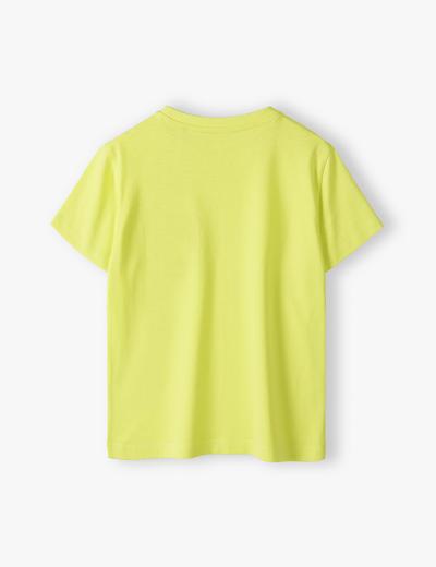 Bawełniany t-shirt dla chłopca fluo - 5.10.15.
