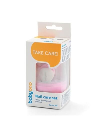 Zestaw do pielęgnacji paznokci dla dzieci i niemowląt różowy