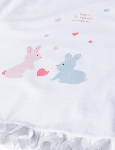 Pidżama dla dziewczynki w króliki