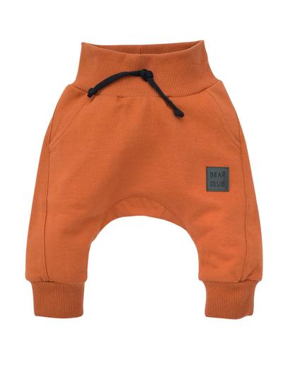 Spodnie niemowlęce pomarańczowe Bears Club