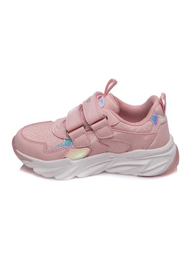 Sportowe buty dla dziewczynki na rzep różowe Weestep