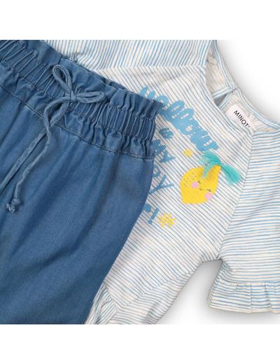 Komplet ubrań dla dziewczynki- bluzka i spodnie