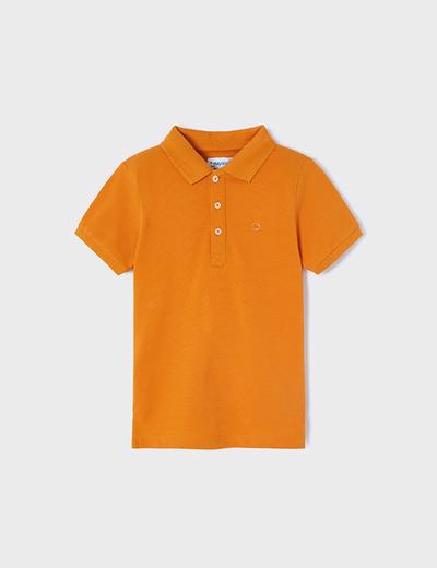 Koszulka chłopięca z krótkim rękawem- pomarańczowa