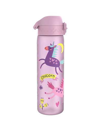 Butelka na wodę ION8 BPA Free Unicorns 500ml - fioletowa