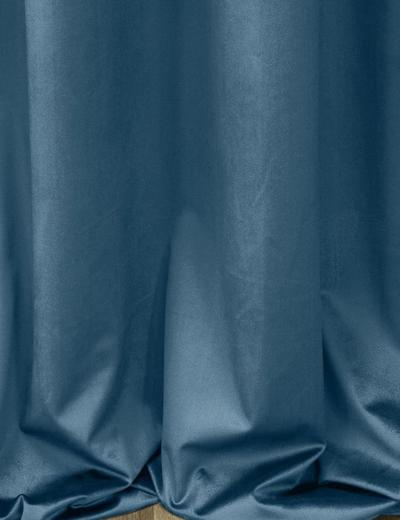 Zasłona gotowa sibel na taśmie 140x270 cm niebieski