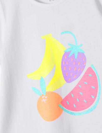 Bawełniany t-shirt z owocowym nadrukiem - 5.10.15.
