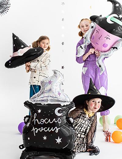 Balon foliowy na Halloween- Kapelusz czarownicy 66,5x57,5cm