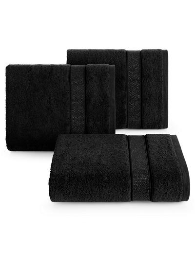Ręcznik kąpielowy LIANA z bawełny 70x140 cm czarny