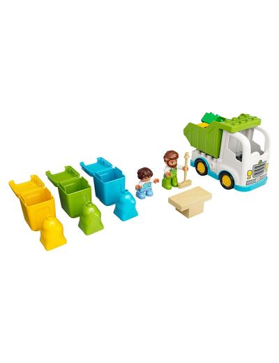 LEGO DUPLO Town - Śmieciarka i recykling 10945 - 19 elementów wiek 2+