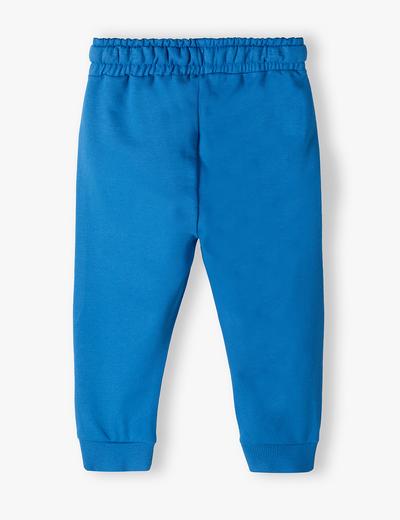 Spodnie dresowe chłopięce basic niebieskie