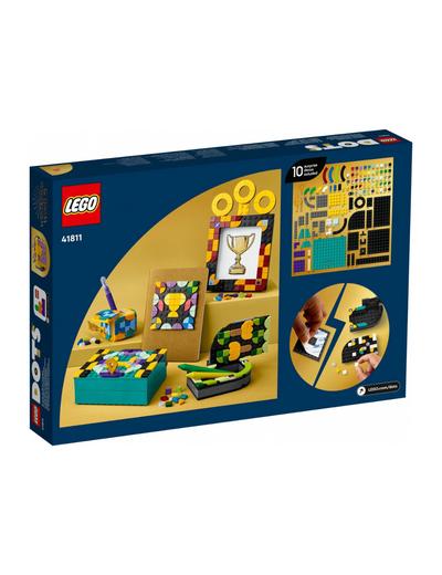 Klocki LEGO DOTS 41811 Zestaw na biurko z Hogwartu - 856 elementów, wiek 8 +