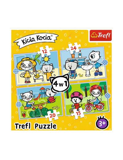 Puzzle Trefl 4w1- Dzień Kici Koci wiek 3+
