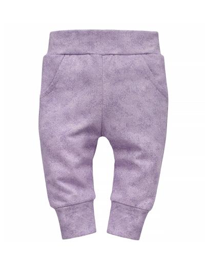 Spodnie dresowe dziewczęce fioletowe