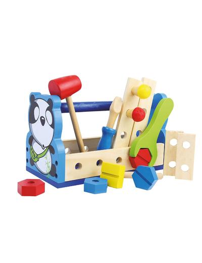 Drewniana zabawka edukacyjna - Smily Play Majster Panda 24 x 15 x 13 cm