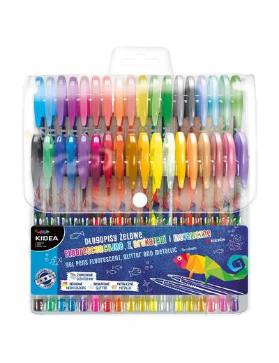 Długopisy żelowe 36 kolorów