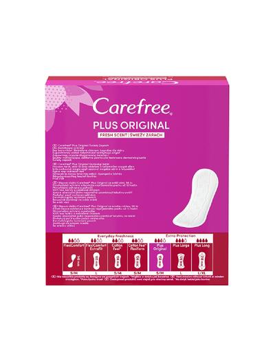 Wkładki higieniczne Carefree Plus Original Fresh - 56 sztuk