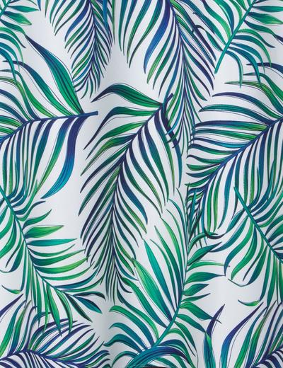 Zasłona gotowa Palms 140x250 cm - zielona
