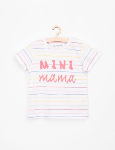 T-shirt dla niemowlaka z napisem-mini mama