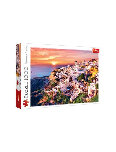 Puzzle 1000 - Zachód słońca nad Santorini