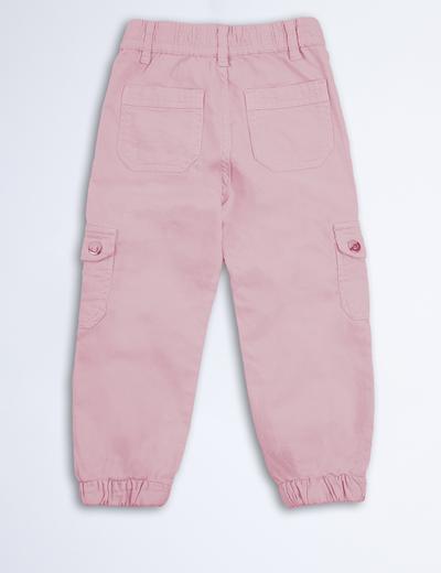 Różowe spodnie bojówki dla małej dziewczynki - Limited Edition