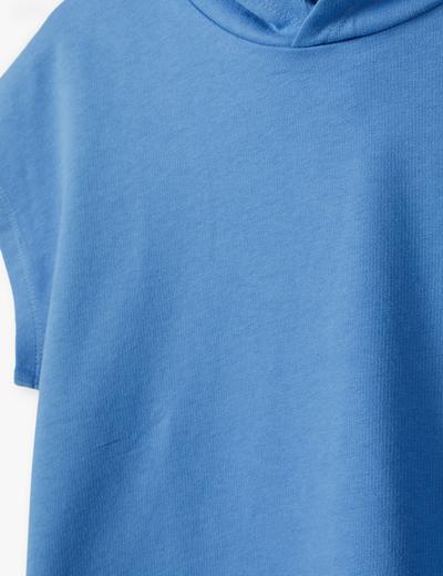 T-shirt z kapturem - niebieski - Lincoln&Sharks