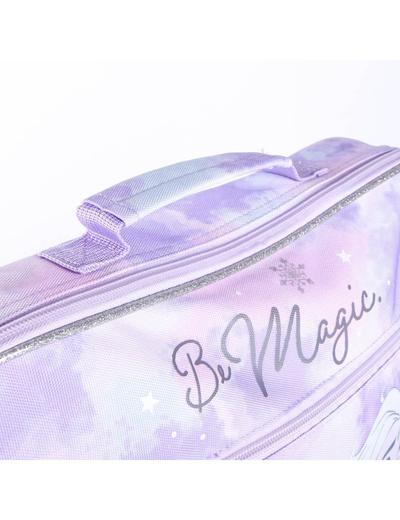 Torba dziecięca - plecak szkolny na ramię Frozen II - fioletowy