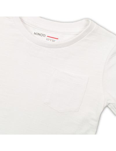 Biały bawełniany t-shirt dla niemowlaka
