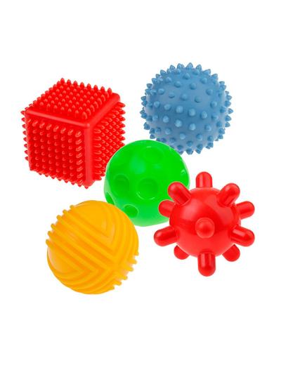 Zabawka sensoryczna- kolorowe kształty 5 szt