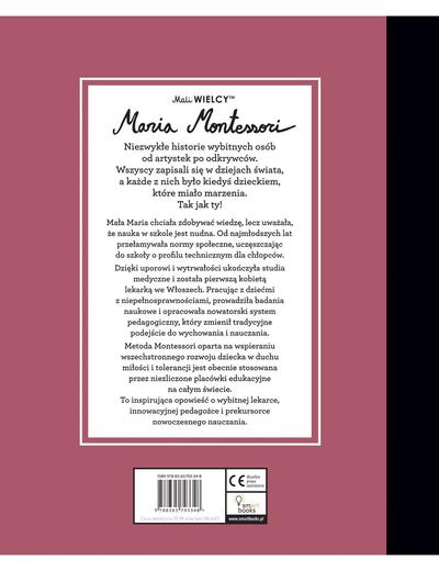 Mali WIELCY. Maria Montessori- książeczka dla dzieci