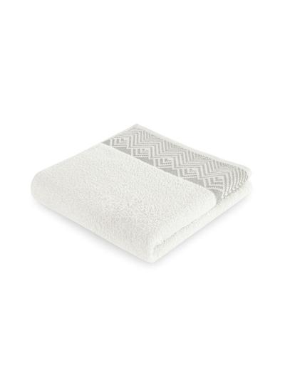 Bawełniany ręcznik kąpielowy - biały - 50 x 90cm